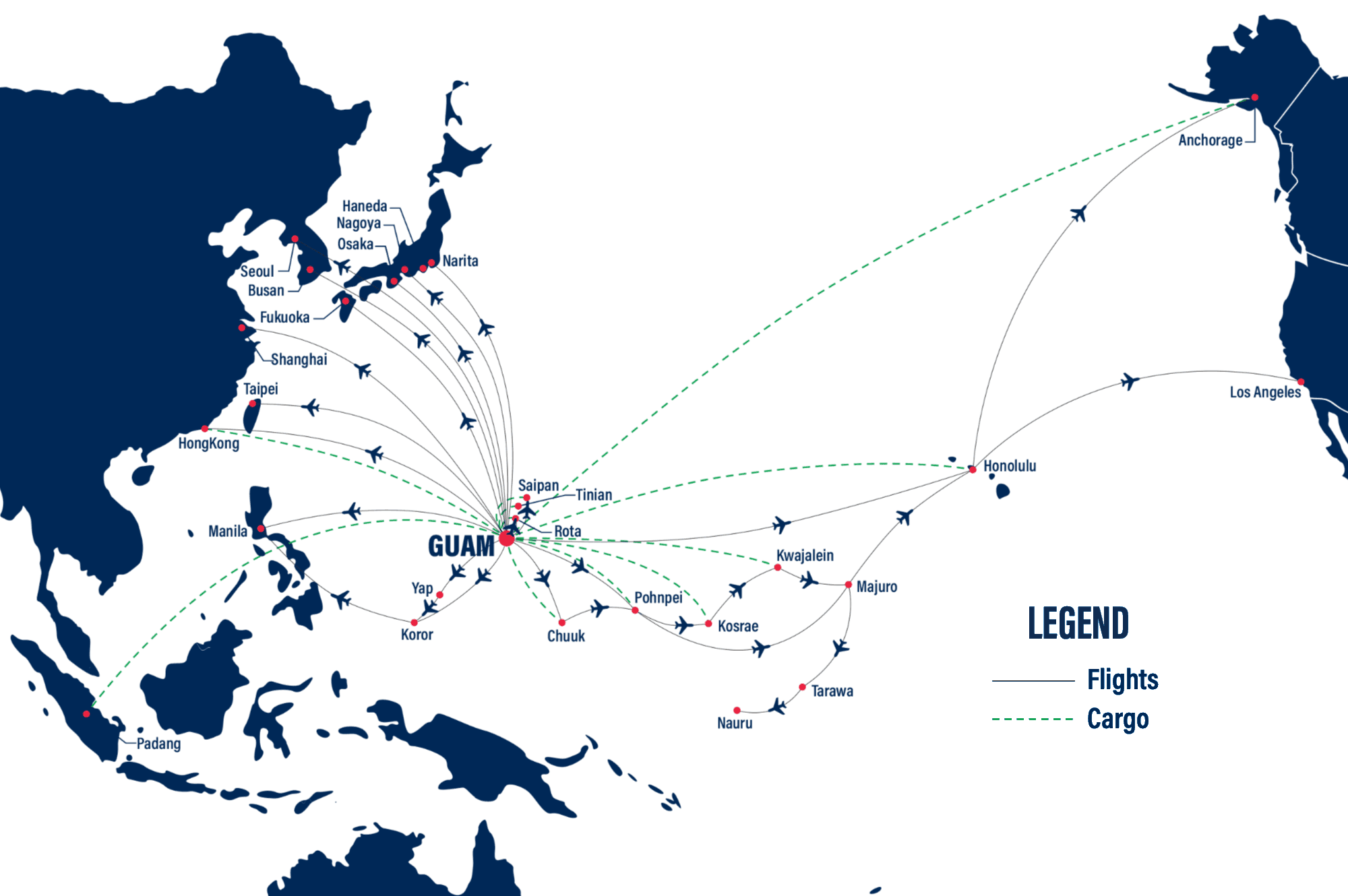 Our Flight Network Map