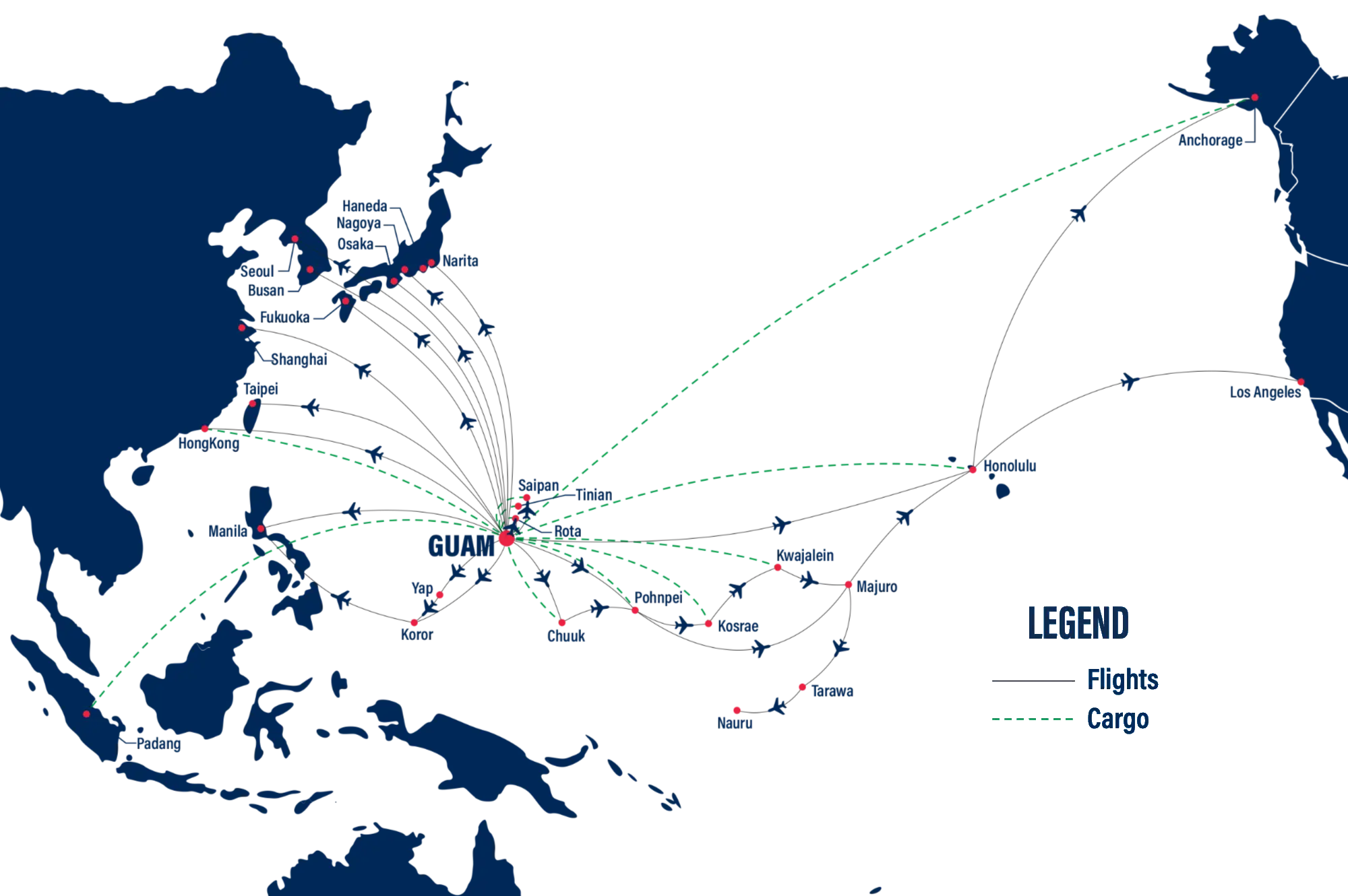 Our Flight Network Map